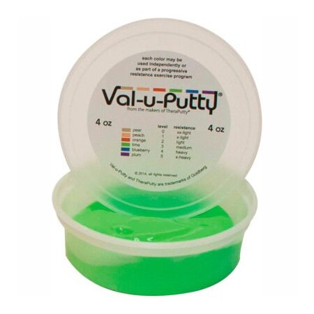 Fabrication Enterprises Val-u-Putty Exercise Putty, Lime, Medium, 4 Ounce 739160